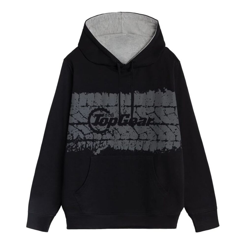 Top Gear Unisex Adult Tire Hoodie / Gray